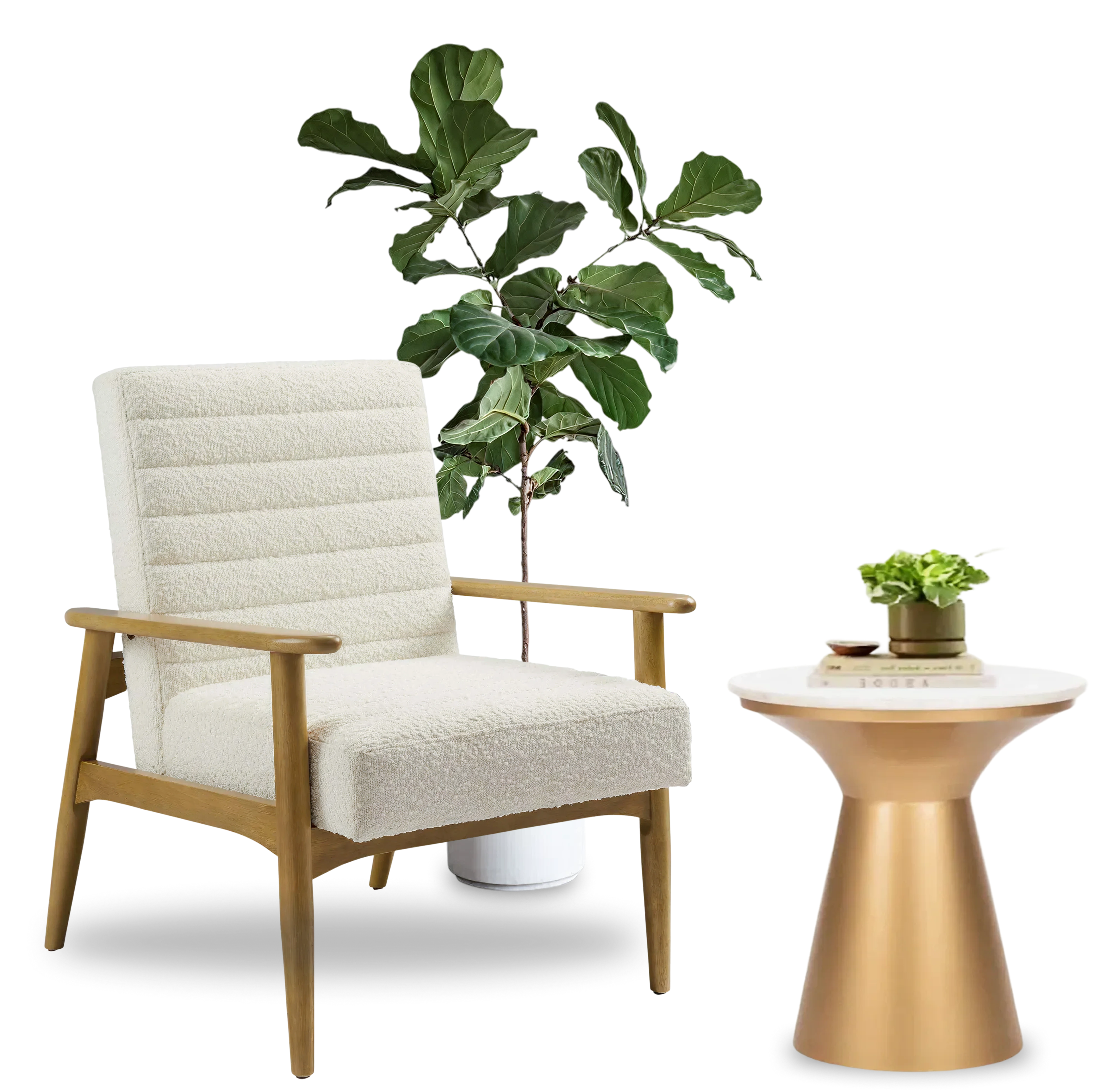 AI-curated interior design room by Mood Refresh